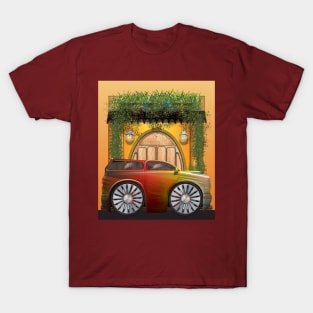 CS Cartoon Machines PickUp Truck And House V 2.1.3sm. T-Shirt